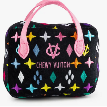 Black Monogram Chewy Vuiton Handbag Squeaker Dog Toy (excl. 20% VAT)