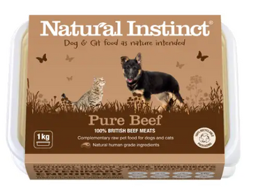Natural Instinct Pure Beef for Dogs & Cats (Excl. 20% VAT)
