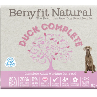 Duck Complete Adult Working Raw Dog Food