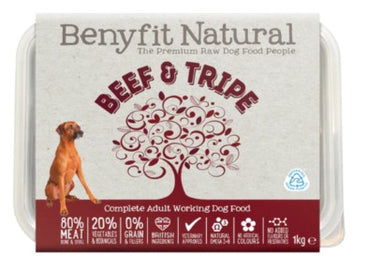 Beef & Tripe Complete Adult Raw Working Dog Food