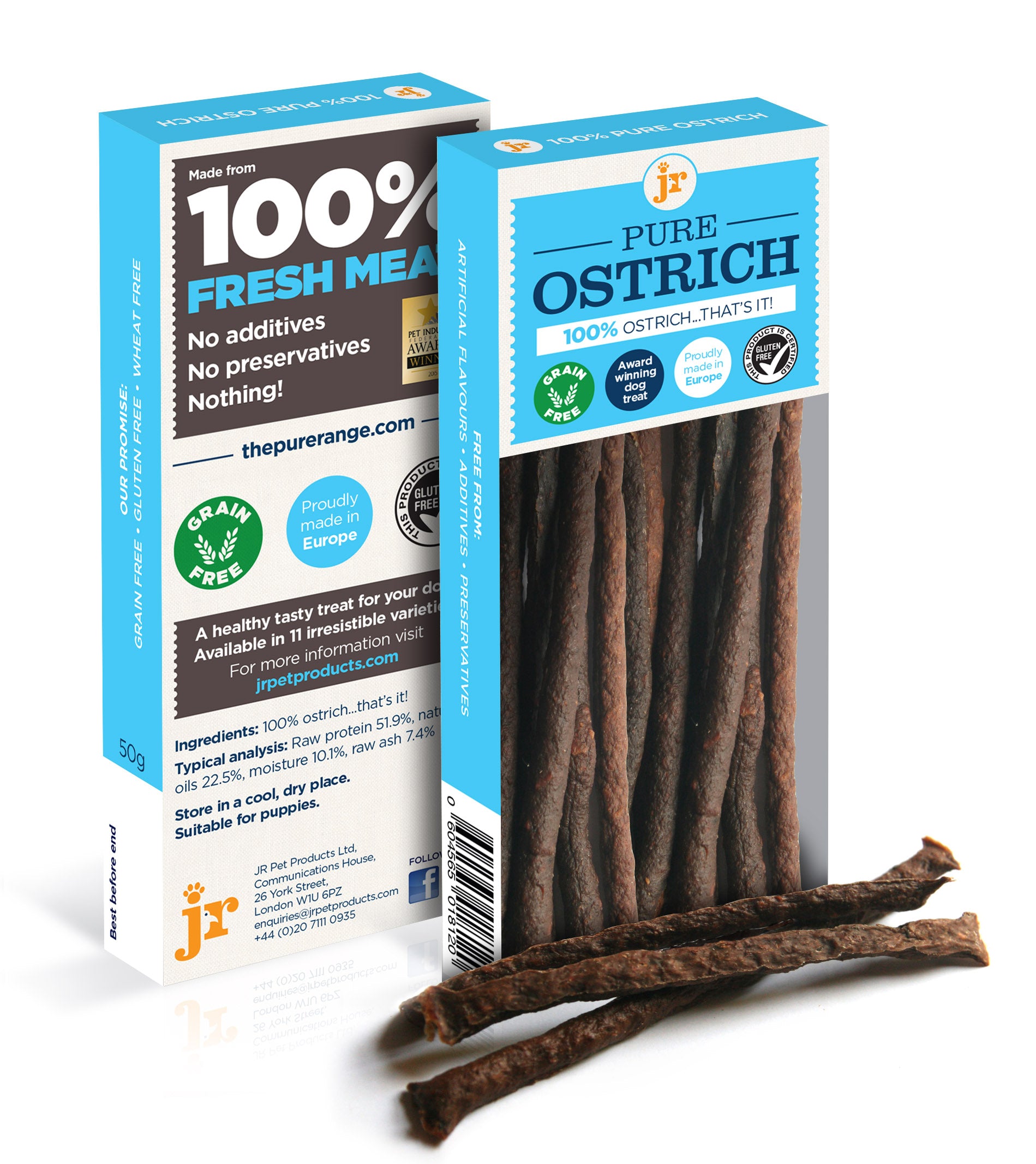 Pure Ostrich Sticks (excl. 20% VAT)