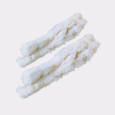 Whole Rabbit Skins with Fur - 100% Natural