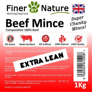 Beef Mince  (60% Lean) no bone 