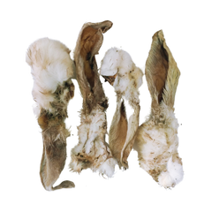 Air Dried Rabbit Ears with Fur