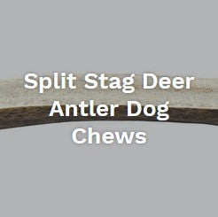 Split Deer Antler Dog Chews