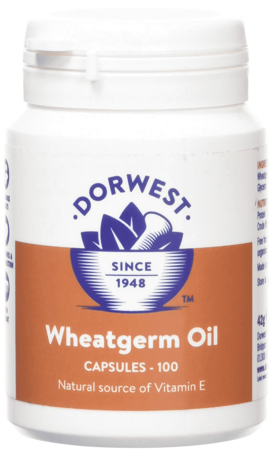 Wheatgerm Oil Capsules For Dogs And Cats (excl. 20% VAT)