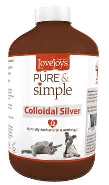 Lovejoys Pure & Simple Colloidal Silver Pet Solution (excl. 20% VAT)