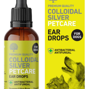Colloidal Silver Petcare Ear Drops For Dogs With Essential Oils (excl. 20% VAT)