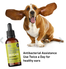 Colloidal Silver Petcare Ear Drops For Dogs With Essential Oils (excl. 20% VAT)