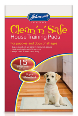 Johnsons Clean & Safe Puppy Training Pads (excl. 20% VAT)