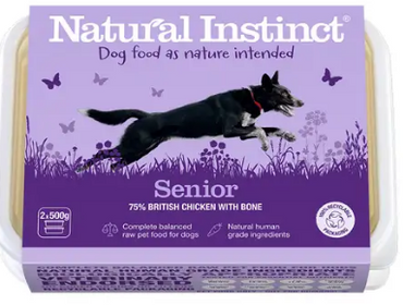 Natural Instinct Senior Raw Dog Food