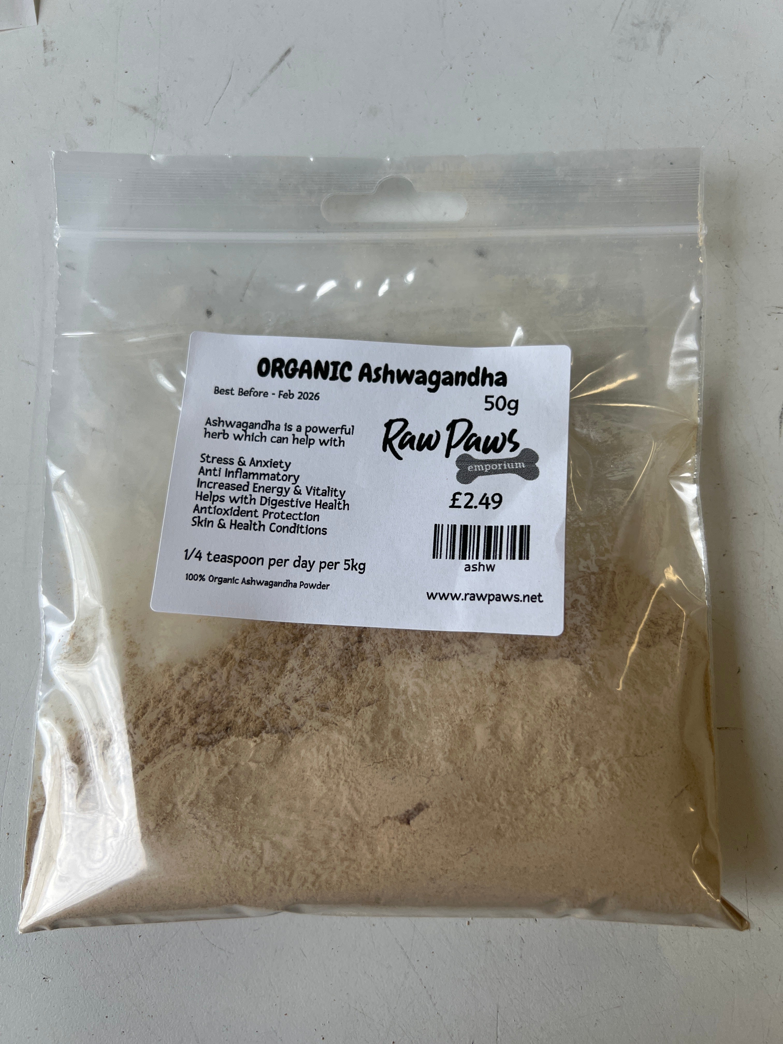 Ashwagandha, – ORGANIC