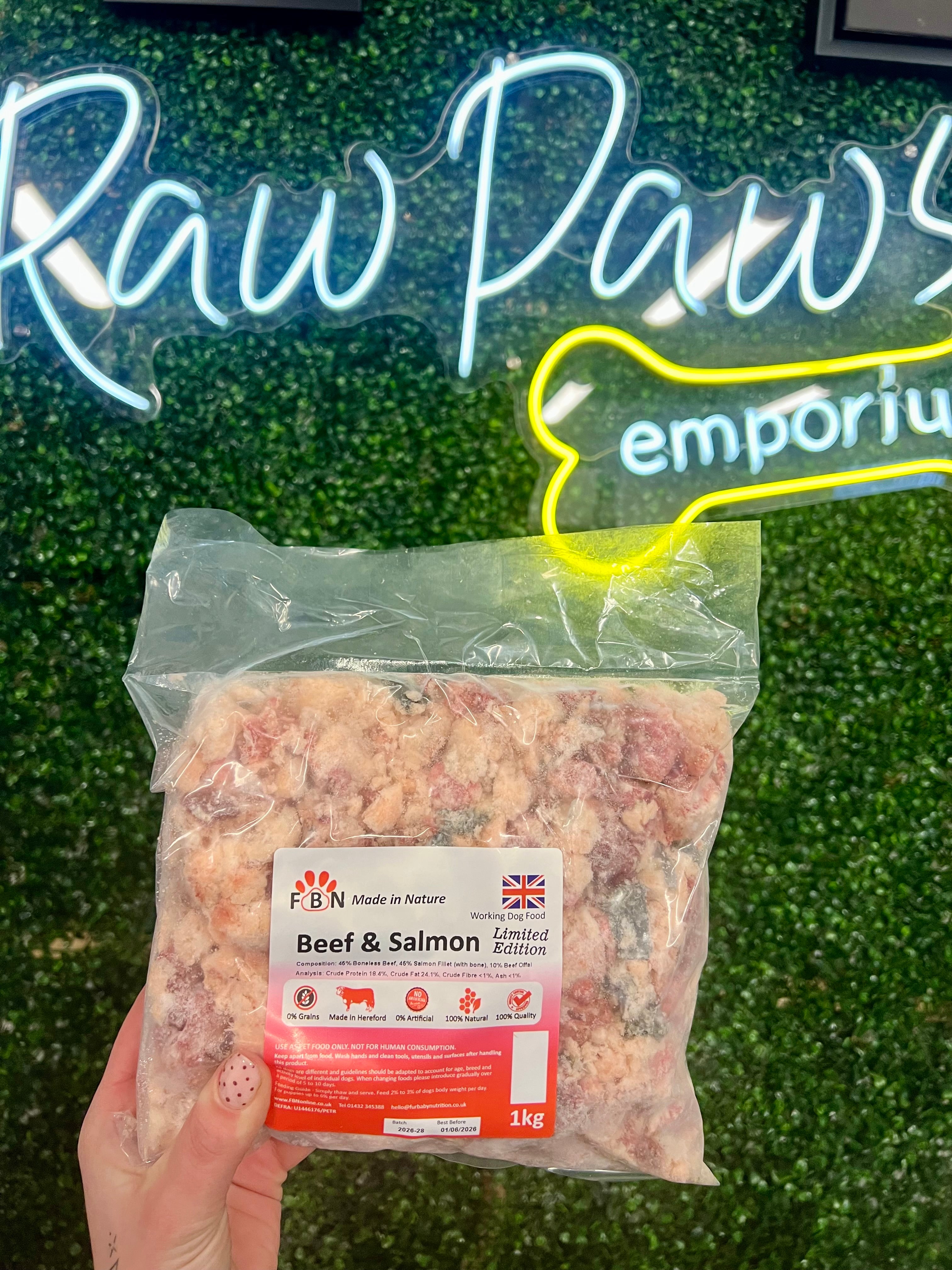 Beef & Salmon Raw 1kg