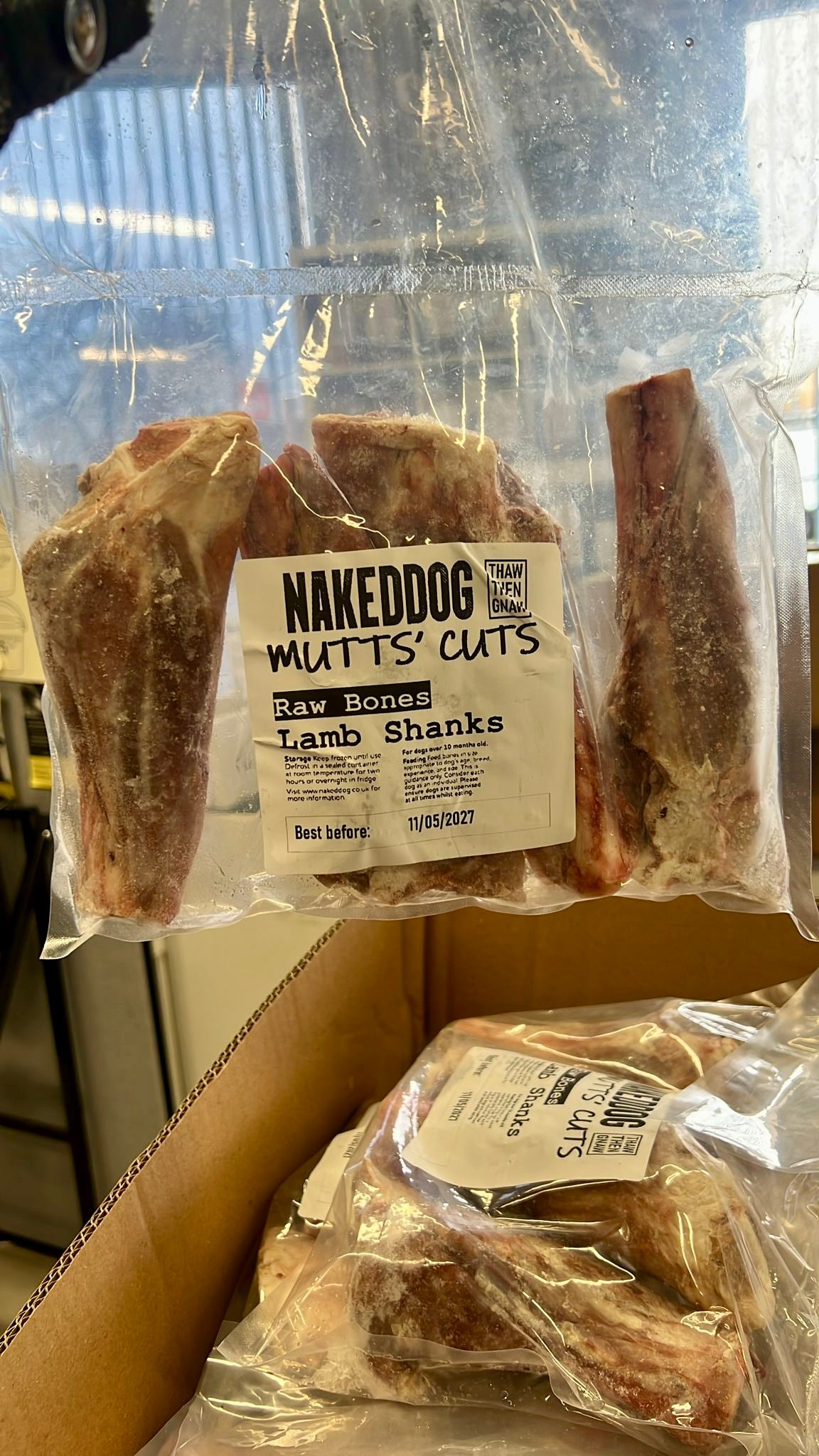 Naked Dog Mutts Cuts Lamb Shanks
