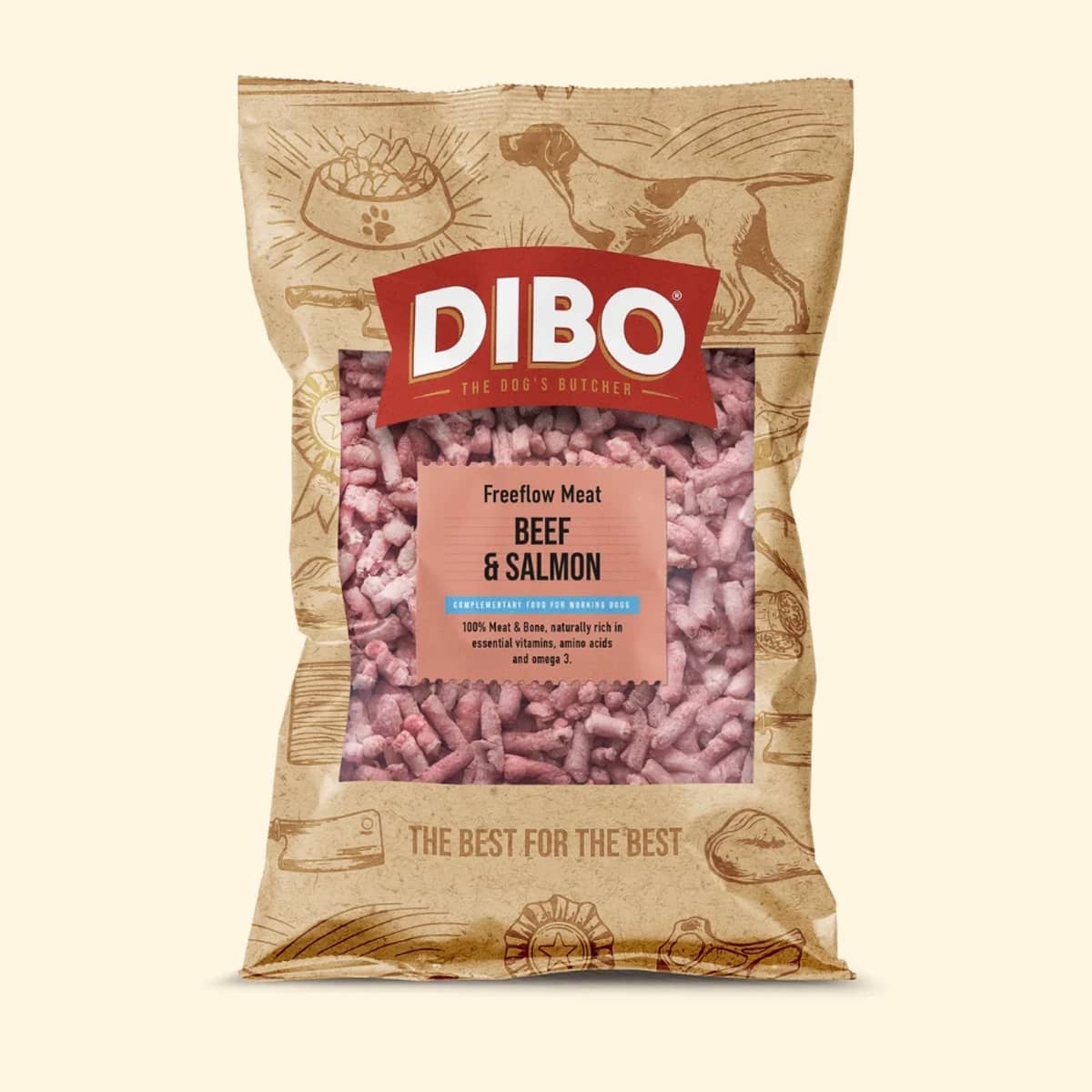 DIBO 1kg - Salmon and Beef