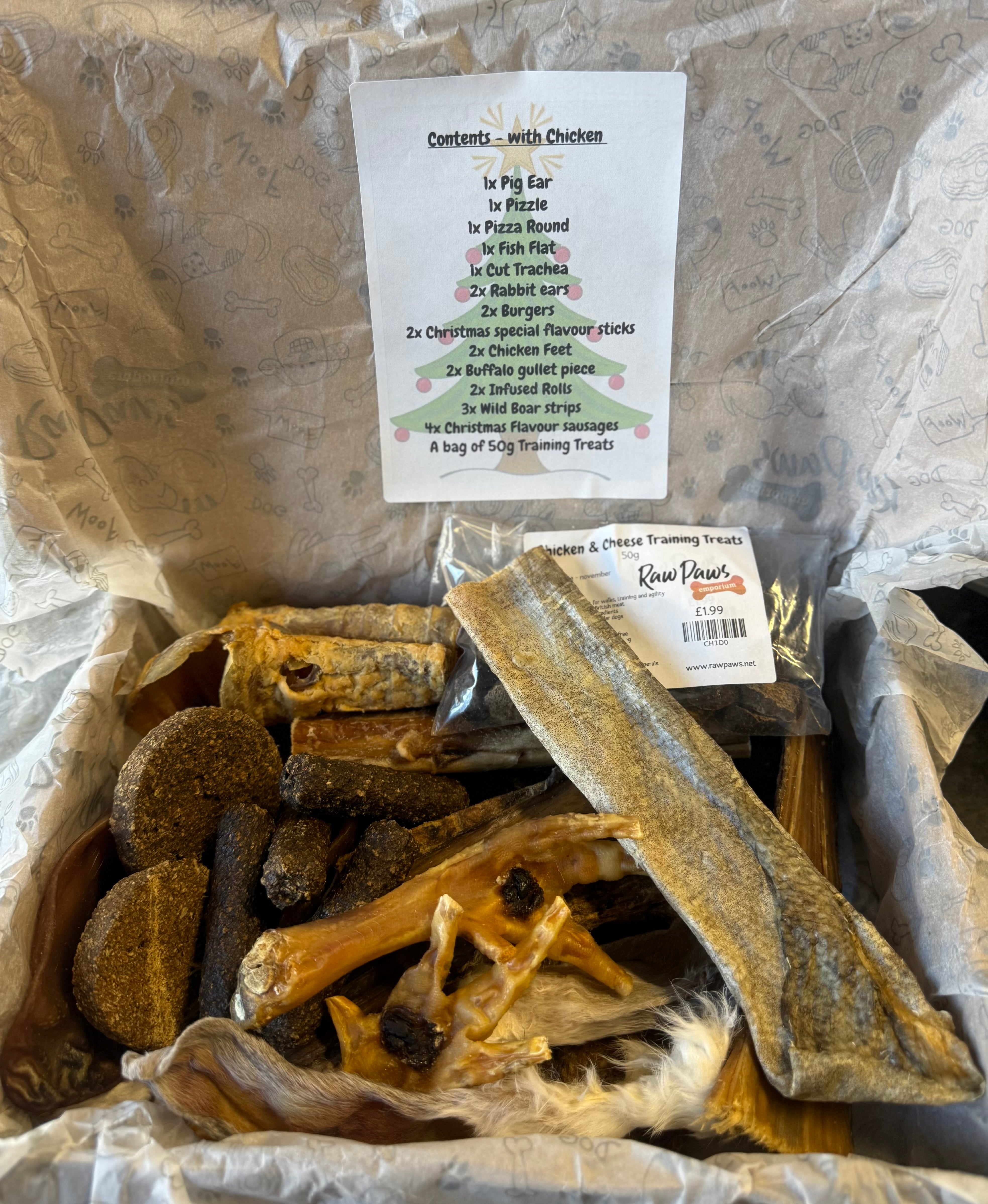 Raw Paws Advent Treat Box