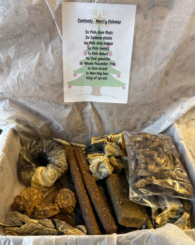 Raw Paws Merry Fishmas Advent Treat Box