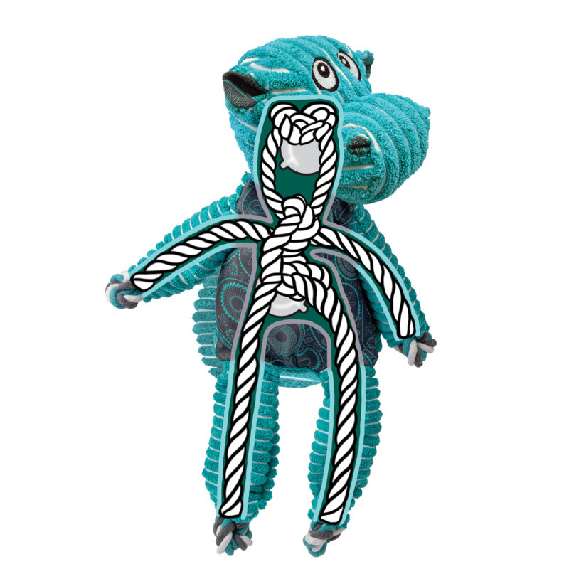 KONG® Floppy Knots Hippo