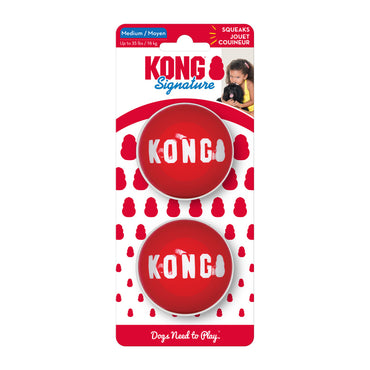 KONG® SIGNATURE BALLS 2-PK