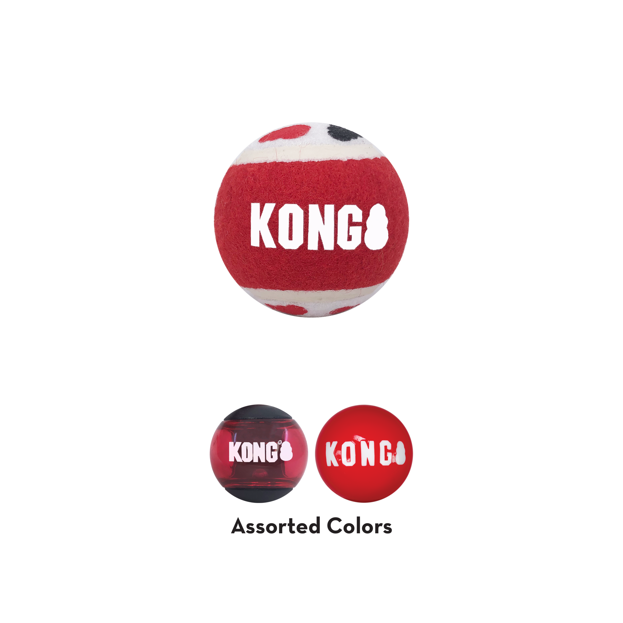 KONG® SIGNATURE BALLS 3-PK