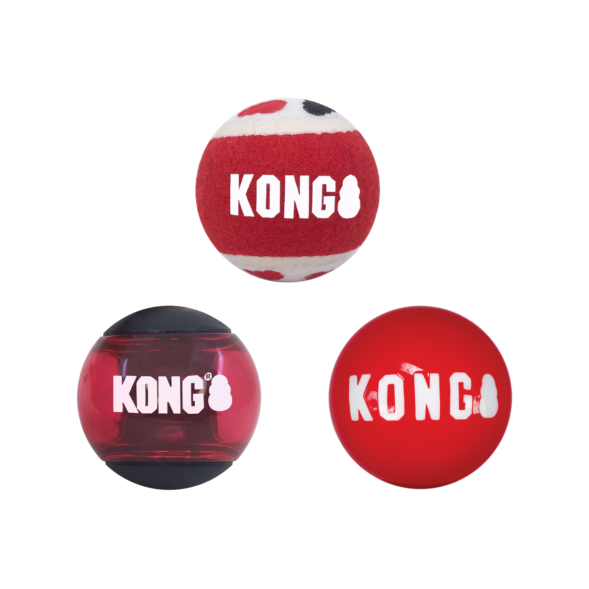 KONG® SIGNATURE BALLS 3-PK
