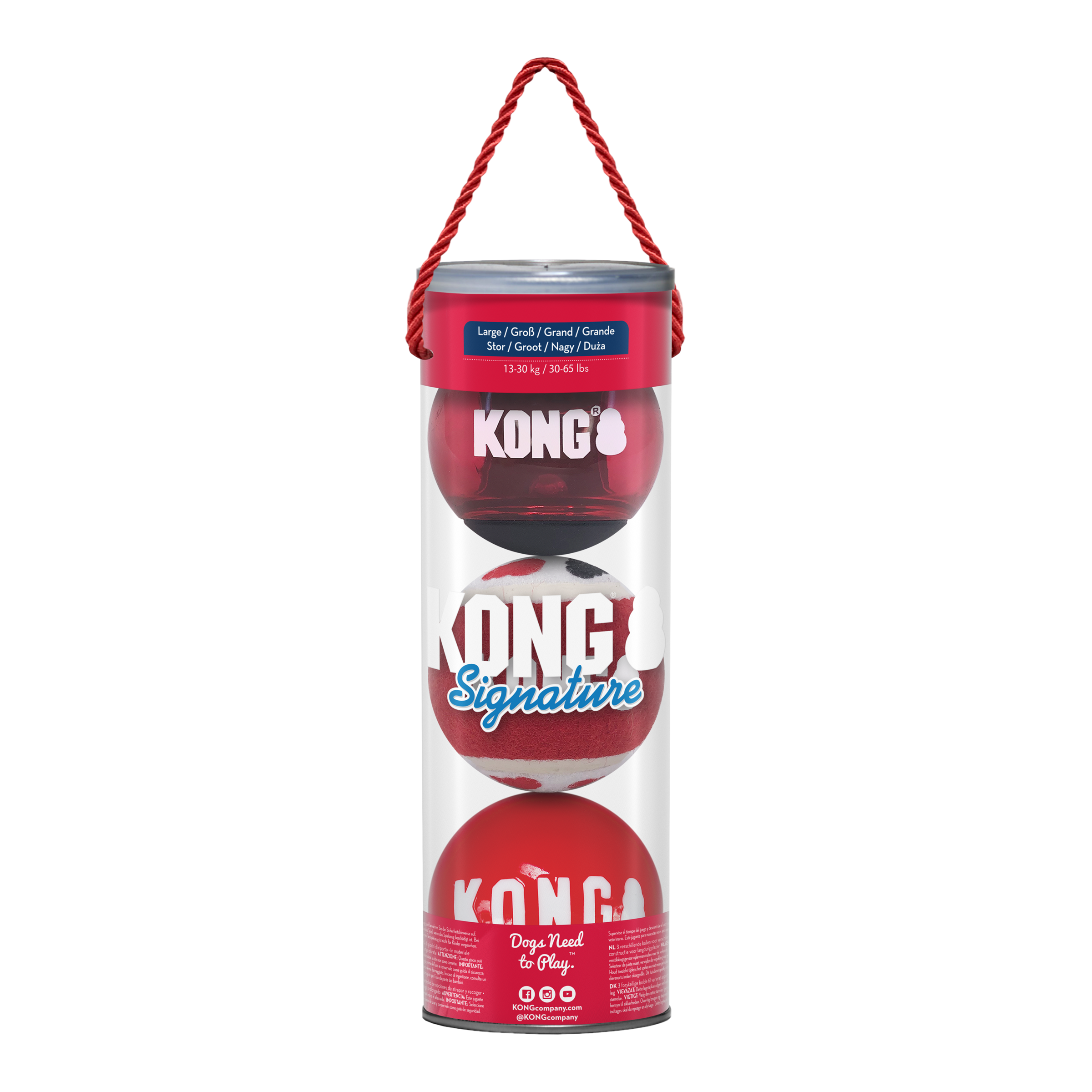 KONG® SIGNATURE BALLS 3-PK