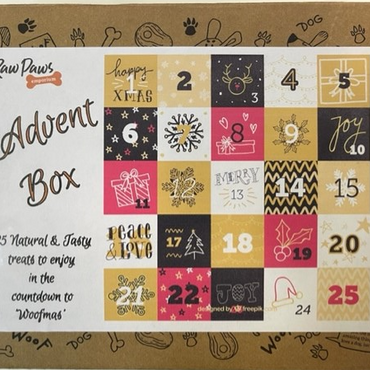 Raw Paws Sausage & Slice Advent Treat Box