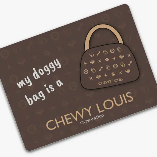 CatwalkDog Chewy Louis Handbag Parody Plush Dog Toy – Dogaholic