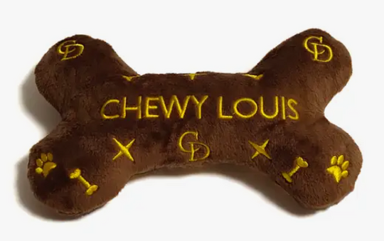 CatwalkDog Chewy Louis Bone Parody Plush Dog Toy (excl. 20% VAT)