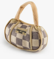 Checker Chewy Vuiton Handbag Squeaker Dog Toy (excl. 20% VAT)