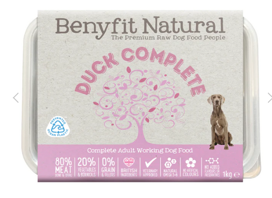 Duck Complete Adult Working Raw Dog Food