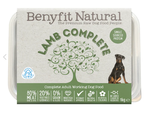 Lamb Complete Adult Working Raw Dog Food