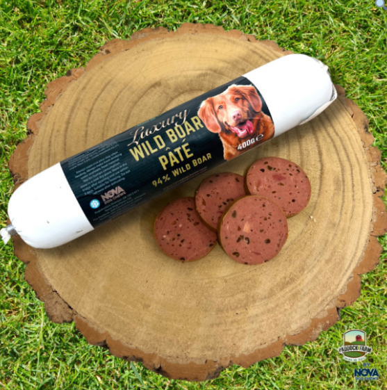 Paddock Farm Luxury Wild Boar Pate 400g (excl. 20% VAT) – Raw Paws Emporium