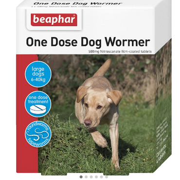 One Dose Dog Wormer (6-40kg) (excl. 20% VAT)