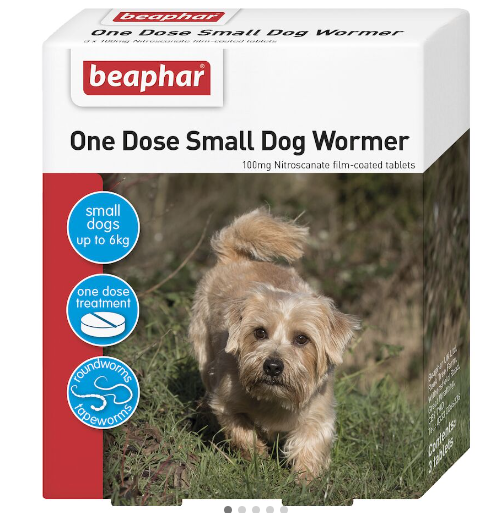 One Dose Dog Wormer (up to 6kg) (excl. 20% VAT)