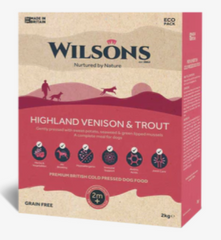 Highland Venison & Trout Cold Pressed Dog Food (excl. 20% VAT)