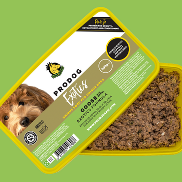 Goose with Offal Raw Dog Meal (Exotic Range)