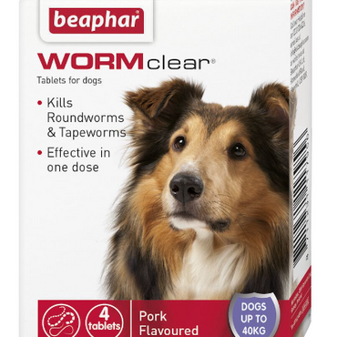 WORMclear® Worming Tablets for Dogs (excl. 20% VAT)