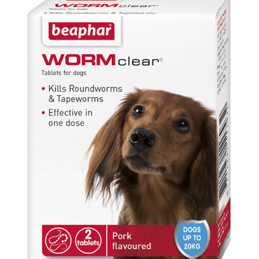 WORMclear® Worming Tablets for Dogs (excl. 20% VAT)