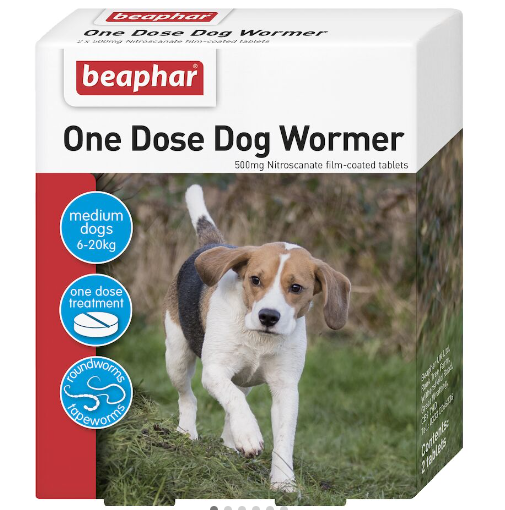 One Dose Dog Wormer (6-20kg) (excl. 20% VAT)