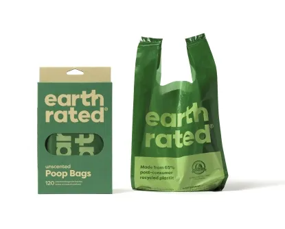 Earth Rated Poop Bags Handled 120 Unscented (excl. 20% VAT)