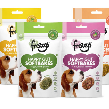 Frozzys Happy Gut Softbakes 80g  - 4 Flavours