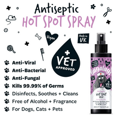 Antiseptic Hot Spot Spray for Dogs, Cats & Pets (excl. 20% VAT)