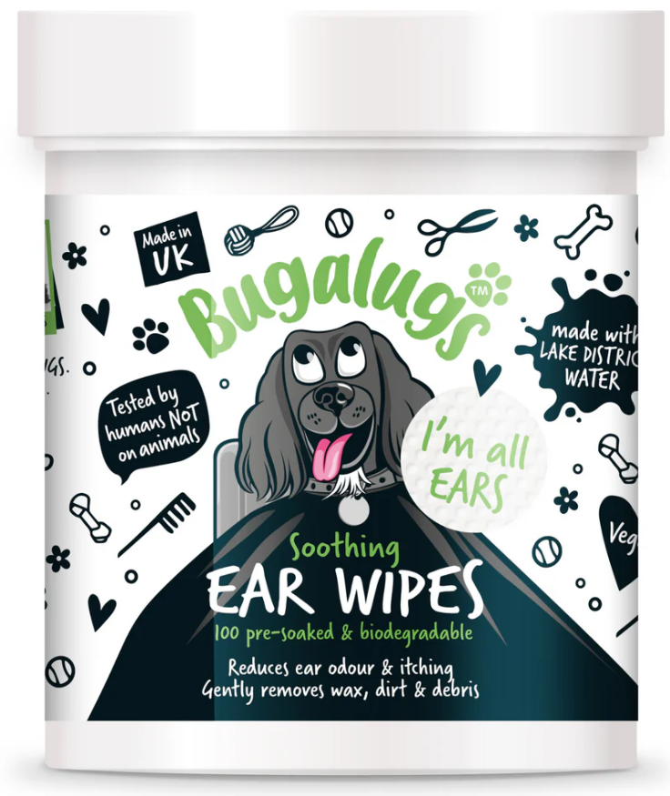 Bugalugs Biodegradable Soothing Ear Wipes (excl. 20% VAT)