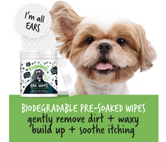 Bugalugs Biodegradable Soothing Ear Wipes (excl. 20% VAT)