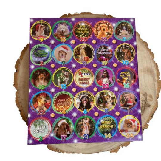 Nova Doggy Christmas Advent Calendar Raw Hide Free 225g (excl. 20% VAT)