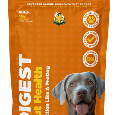 Digest Gut Health Support Supplement With Prebiotics For Dogs