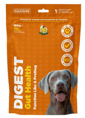 Digest Gut Health Support Supplement With Prebiotics For Dogs