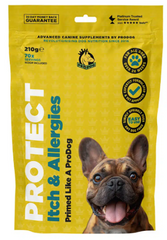 Protect Itchy Skin and Allergy Support Supplement For Dogs