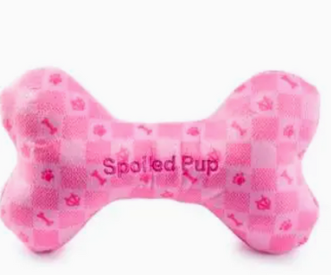 Pink Checker Chewy Vuiton Bone By Haute Diggity Dog (excl. 20% VAT)